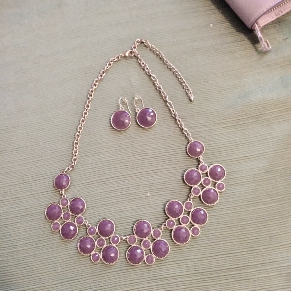 Necklace with earrings